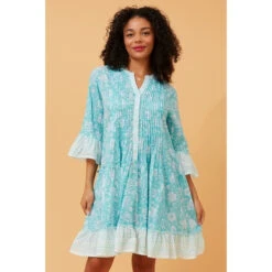 SIMKA BOHO BORDER PRINT DRESS -Femme Connection Sales ca3822d1fe0c6f91ee3e021d2a494d2a