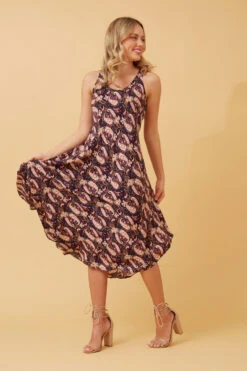 UMBRELLA PAISLEY BOHO MIDI DRESS 14 UMBRELLA PAISLEY BOHO MIDI DRESS -Femme Connection Sales ca7be8de1e8b08f00214dcb2bf09febd