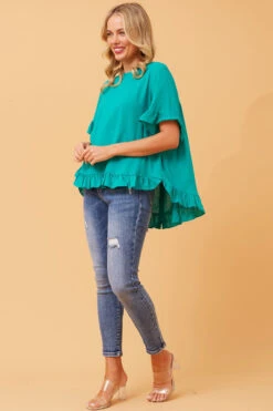 FRILA LINEN SMOCK TOP 38 FRILA LINEN SMOCK TOP -Femme Connection Sales cb4a2d256346472a7667fc07f9fffea6