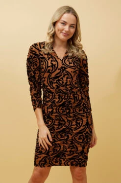 NITU FLOCKING BODYCON DRESS 14 NITU FLOCKING BODYCON DRESS -Femme Connection Sales cbb6e392fce1ccce0a0972270625f729