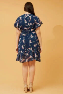 MILA FLORAL WRAP SHORT DRESS 11 MILA FLORAL WRAP SHORT DRESS -Femme Connection Sales cbd1bce17b7b327474ede9d2900fcb77