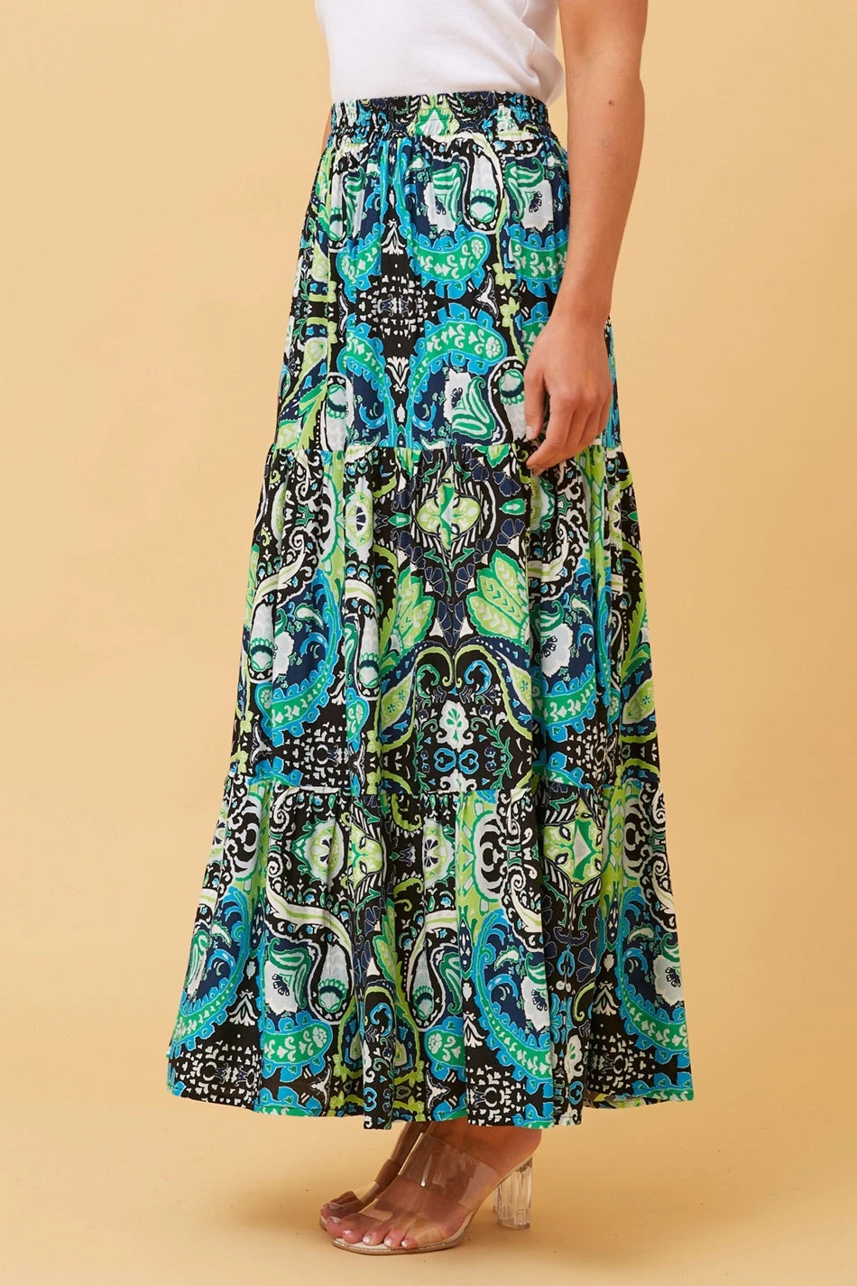 DORIAN FLORAL BOHO MAXI SKIRT 7 DORIAN FLORAL BOHO MAXI SKIRT - Image 5