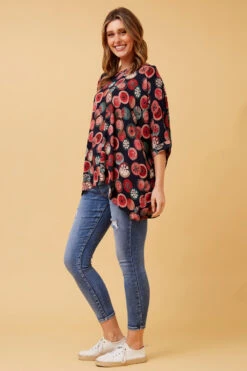 KLORA ABSTRACT BOHO PRINT TOP 13 KLORA ABSTRACT BOHO PRINT TOP -Femme Connection Sales cbfad7270233bcf9a248f53059196c8c