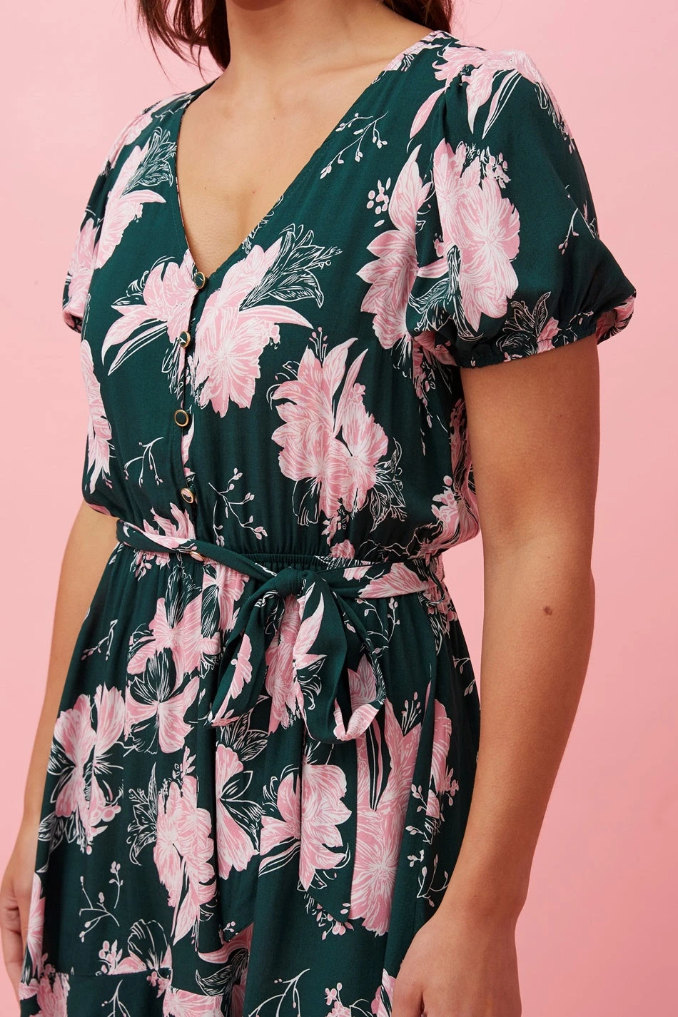 BRENDA FLORAL SHORT DRESS 8 BRENDA FLORAL SHORT DRESS - Image 6