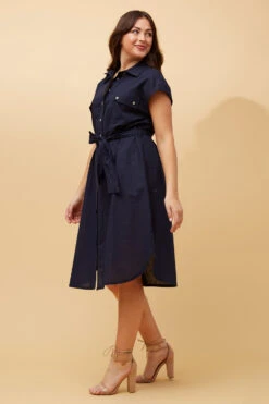 GEORGINA LINEN SHIRT DRESS -Femme Connection Sales ccb15bdf9370bbc48f0d775a7300bf02