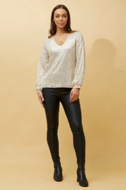 HILTON SEQUIN TOP -Femme Connection Sales cd396344de77b121593a724729952c05