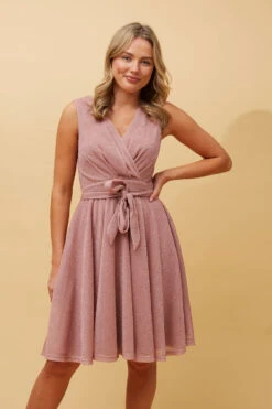 SLEEVELESS SHORT GLITTER DRESS 24 SLEEVELESS SHORT GLITTER DRESS -Femme Connection Sales cd46441702afdaf463bf14639bb5c2db