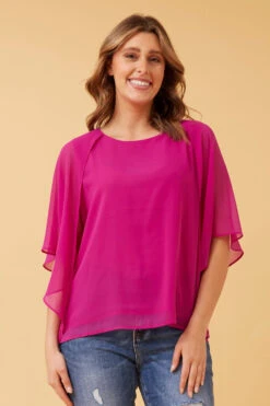 LEILANI SPLIT SLEEVE TOP -Femme Connection Sales ce16a6421ac476c42c64bb7f1c22092d