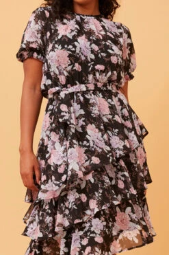 DAVINA FLORAL MIDI DRESS -Femme Connection Sales ce8eb309e41c5a5722879a64dafb5171