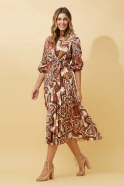 MARIETTA SATIN MIDI DRESS -Femme Connection Sales cef069d4b37fef2bf3aba95a9eab0a20