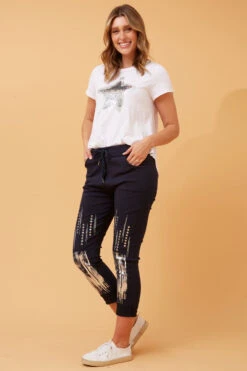 JANJA EMBELLISHED JOGGERS 34 JANJA EMBELLISHED JOGGERS -Femme Connection Sales cf89054e92488838dee96a03f94224a9