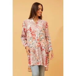 JANSON FLORAL HI LOW TUNIC -Femme Connection Sales d090d8d1ecb40797ea57049a88522e17