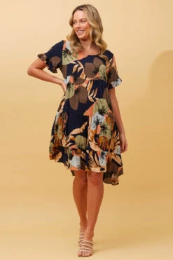 KELLY TROPICAL PRINT SHORT DRESS -Femme Connection Sales d09d10ff84f7f69972957ac0fce3665b fa75d622 4a88 489b a3a7 f34201ea2356