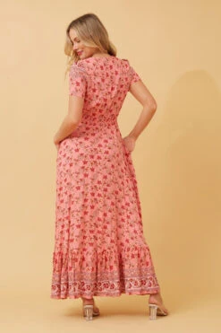MIA FLORAL BOHO MAXI DRESS -Femme Connection Sales d1c6f8fa54f91f76239db6b3d90da1dc