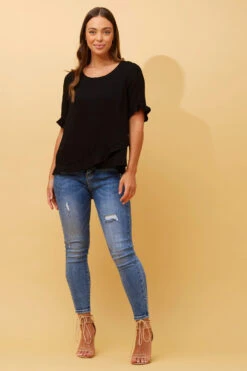 JAYDON LACE TRIM TOP 25 JAYDON LACE TRIM TOP -Femme Connection Sales d35bc3fed3ccdc0feabd61552fb3542c