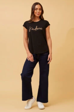 COCO JADORE GRAPHIC TEE -Femme Connection Sales d37c12b01bd897e8a9fcd048c846ede7