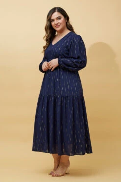 CRYSTELLE GOLD FOIL PRINT MAXI DRESS -Femme Connection Sales d454ebe7d9c813c943bb771d48bb84b6