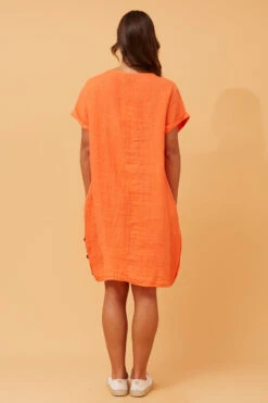 DONATELLA LINEN SHORT DRESS 34 DONATELLA LINEN SHORT DRESS -Femme Connection Sales d4b964c327225f27e15f153cb6672252