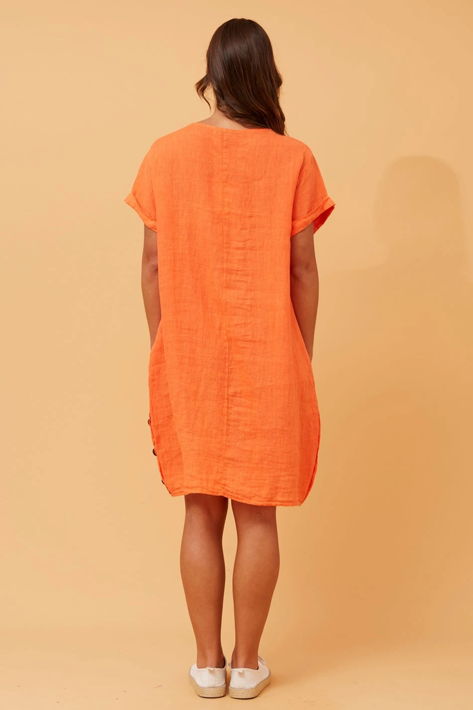 DONATELLA LINEN SHORT DRESS 15 DONATELLA LINEN SHORT DRESS - Image 13