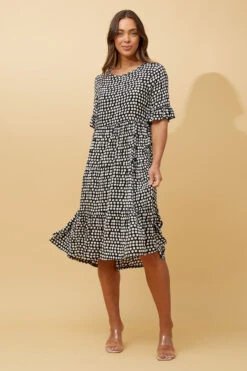 KENNA POLKA DOT MIDI DRESS 20 KENNA POLKA DOT MIDI DRESS -Femme Connection Sales d4d168ec0d6db428024f3a75eece9824