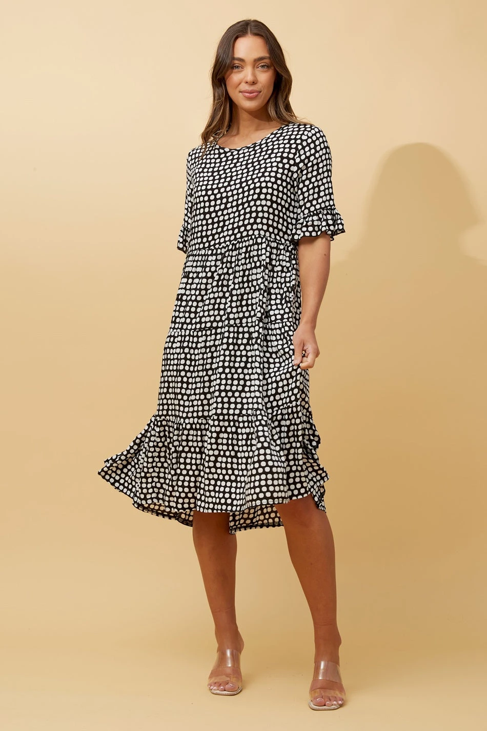 KENNA POLKA DOT MIDI DRESS 6 KENNA POLKA DOT MIDI DRESS - Image 4