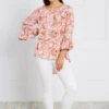PAISLEY FLORAL FRILL TOP -Femme Connection Sales d52e628fc4d91c7d43de19b4eaf0573c