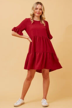 TIERED BABYDOLL DRESS -Femme Connection Sales d5825c2f41cbbef5dfc9016dd1b4e3a7