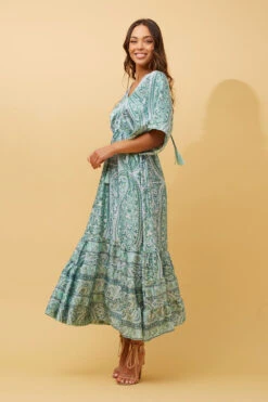 DOLTON BOHO SATIN MAXI DRESS -Femme Connection Sales d5944920c7c8d198af79c481c3f0f9d9