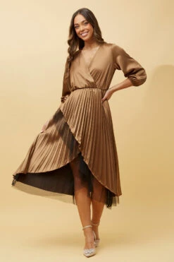 KAELYN PLEATED MIDI DRESS 12 KAELYN PLEATED MIDI DRESS -Femme Connection Sales d67ee5cc8ef2266ec215f936d02922f7