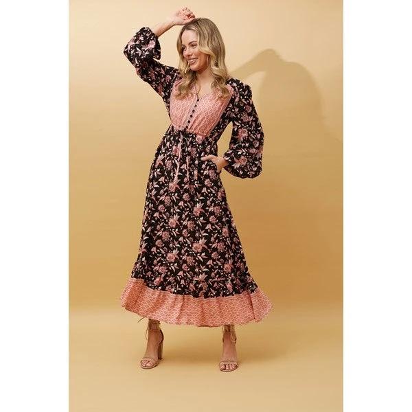 FLORAL BOHO MAXI DRESS 10 FLORAL BOHO MAXI DRESS - Image 8