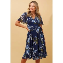 DALLAS FLORAL WRAP DRESS 17 DALLAS FLORAL WRAP DRESS -Femme Connection Sales d81d63ea1cdf3a113de207ccbbf28741