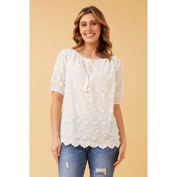MARLENE FLORAL LACE TOP 9 MARLENE FLORAL LACE TOP - Image 7