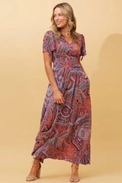 VIENNA BOHO MAXI DRESS -Femme Connection Sales dd949510d5950f75aedc60b234f9e5c5