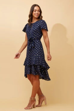 IZZY GOLD TEAR DROPMIDI DRESS -Femme Connection Sales ddf8666f8d8be25a958c0fab5dae6747