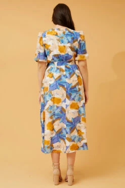 KATINA FLORAL BELTED MIDI DRESS -Femme Connection Sales de4a0f4e359135b7bc13a8484b2a80a0