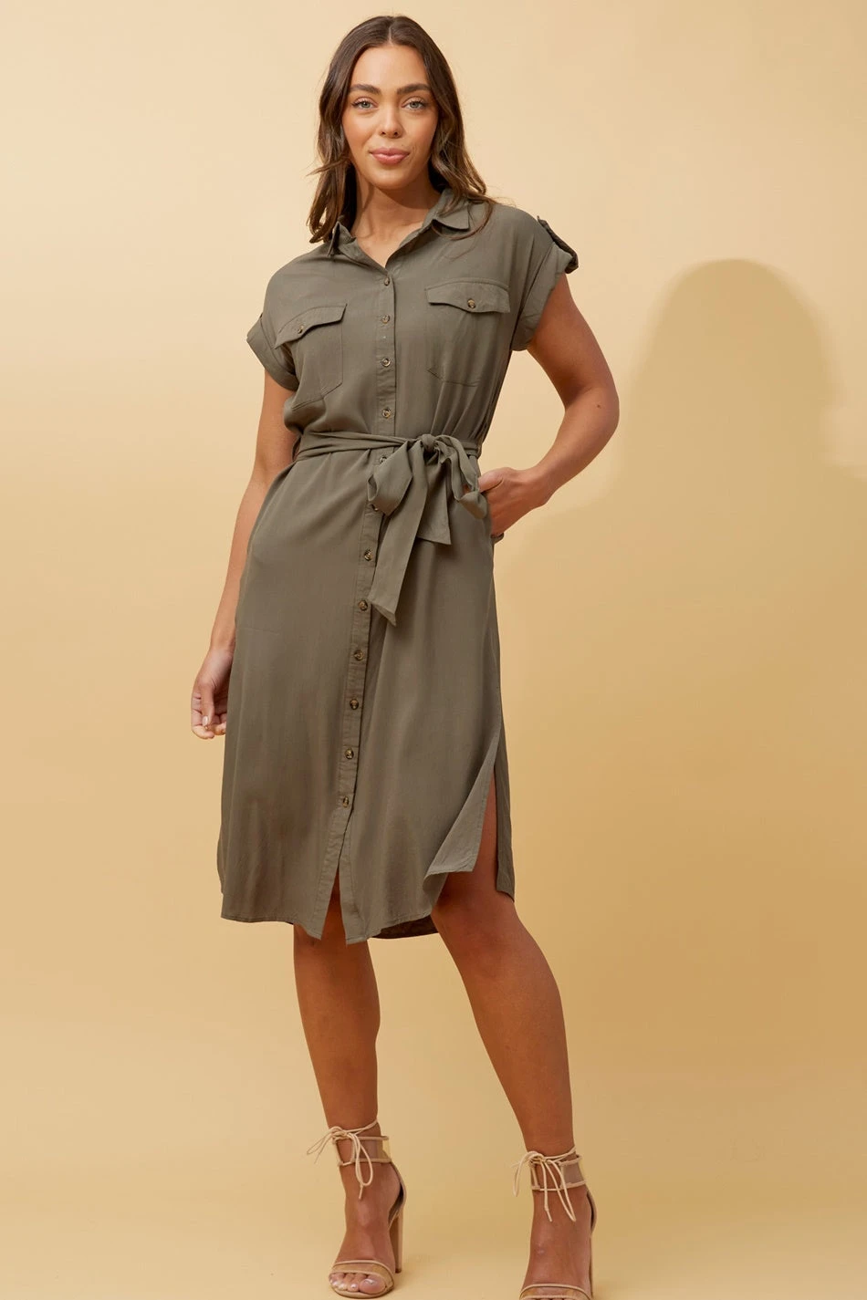 ORIANA UTILITY SHIRT DRESS 11 ORIANA UTILITY SHIRT DRESS - Image 9