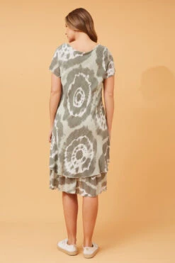 ELECTRA DOUBLE LAYER PRINTED DRESS -Femme Connection Sales de7eb37e8ce2d44298f155e01ce2add6