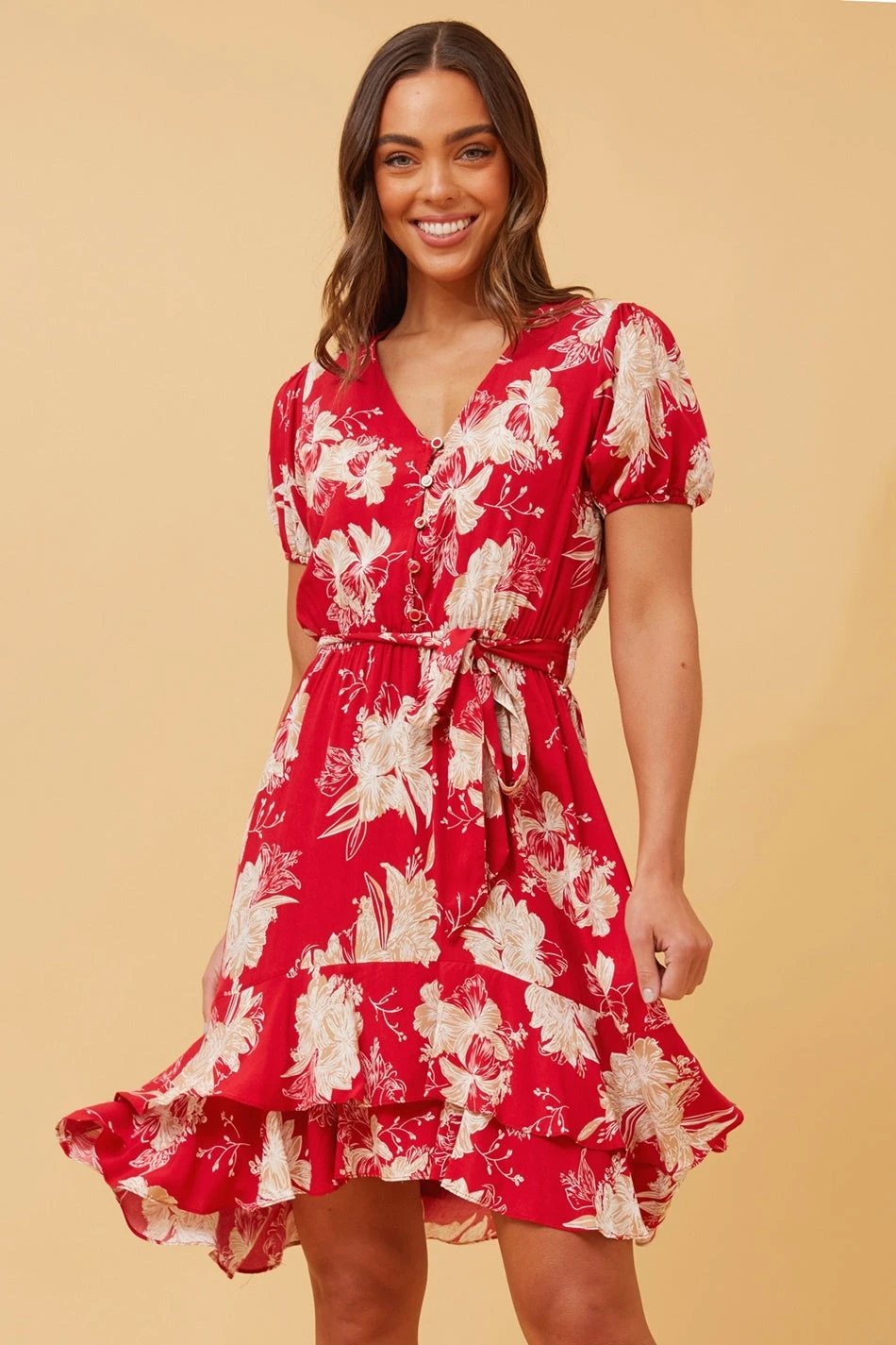 BRENDA FLORAL SHORT DRESS 3 BRENDA FLORAL SHORT DRESS