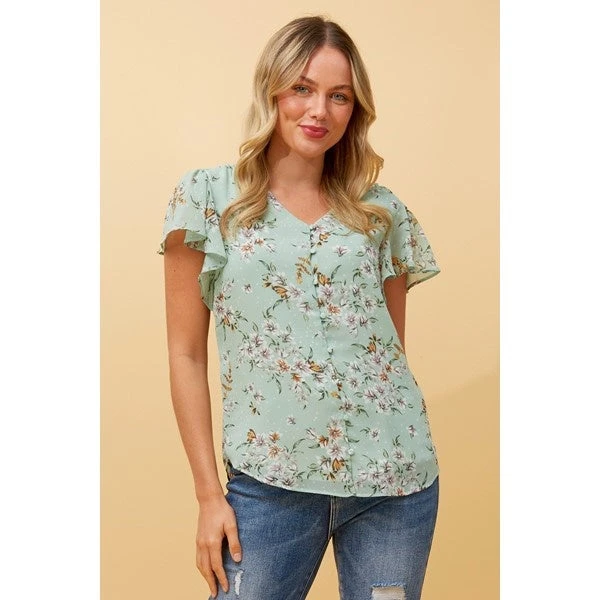 ROMY FLORAL BLOUSE 10 ROMY FLORAL BLOUSE - Image 8