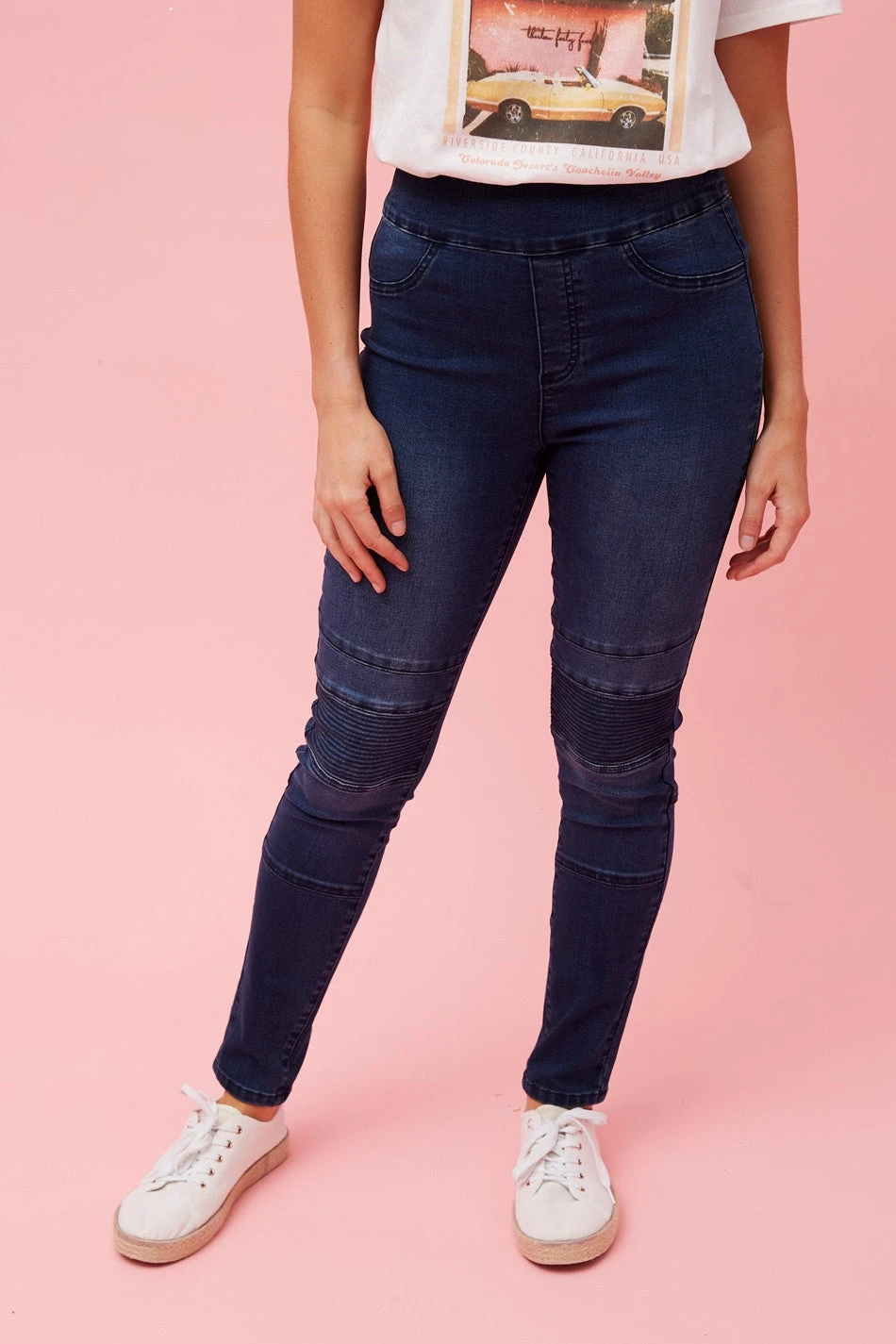 JAYDA SKINNY DENIM JEGGINGS 4 JAYDA SKINNY DENIM JEGGINGS - Image 2