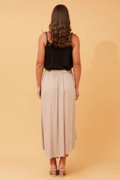 ESTRELLA LINEN MIDI SKIRT -Femme Connection Sales e0d8270233a7282bd6c802c3b82be538