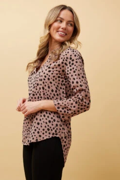 SPICY ANIMAL PRINT BLOUSE -Femme Connection Sales e1029b214011bed3b94091ae4f7bd9a4