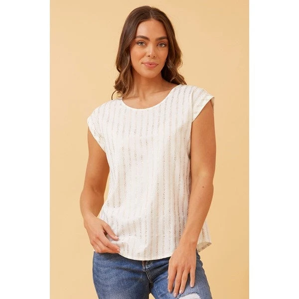 SHELLY FOIL PRINT SHELL TOP 14 SHELLY FOIL PRINT SHELL TOP - Image 12