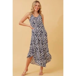 UMBRELLA IKAT MIDI DRESS -Femme Connection Sales e12041a98df80844621fb13d4dd3728e