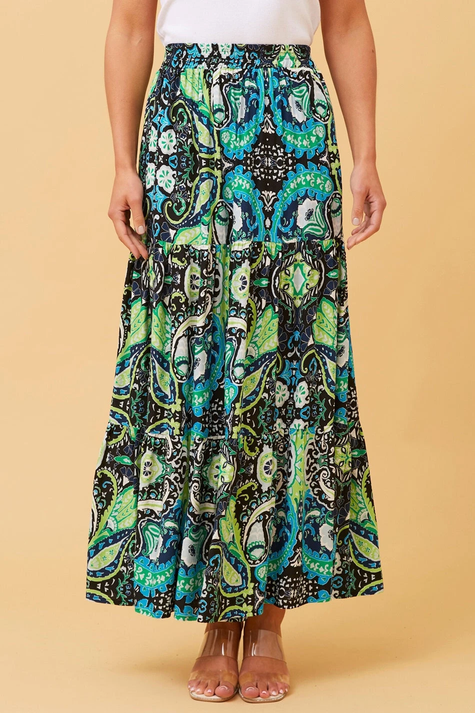 DORIAN FLORAL BOHO MAXI SKIRT 5 DORIAN FLORAL BOHO MAXI SKIRT - Image 3