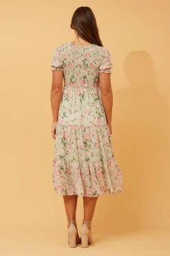 MERRY PUFF SLEEVE FLORAL DRESS -Femme Connection Sales e24bead95b265741e55f7d57bc921dc8