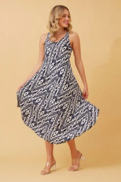 UMBRELLA IKAT MIDI DRESS -Femme Connection Sales e2a0b3392c7ee8c6b12d58557bc6fb79 2240d2f7 904b 4a86 adef 666e73c6d35b