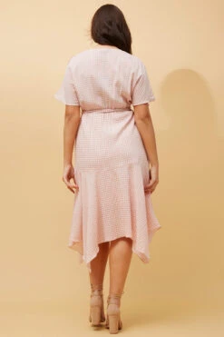 PRIMULA GINGHAM MIDI DRESS -Femme Connection Sales e2ddd121ab4ed9339c8066a6605b8fbe