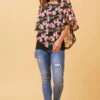 CAREY DOUBLE LAYER FLORAL TOP -Femme Connection Sales e2f534aca42c587926733fdecb2f7b23
