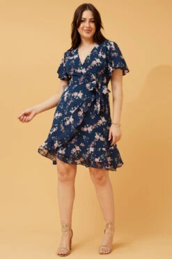 MILA FLORAL WRAP SHORT DRESS 13 MILA FLORAL WRAP SHORT DRESS -Femme Connection Sales e302e9be21082f0faa193ebb5603395b 341fbcbb a05f 4e73 afed 2427e78ee8db